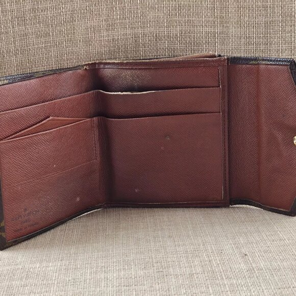 Louis Vuitton Card Holder Monogram Elise Trifold Wallet Made in Frane Read Desc - Picture 3 of 13